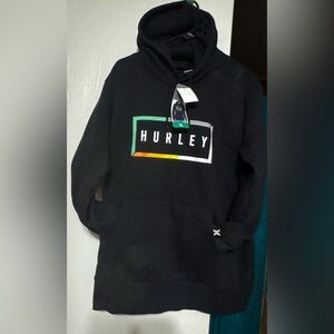 Hurley Black Hoodie with Graphic